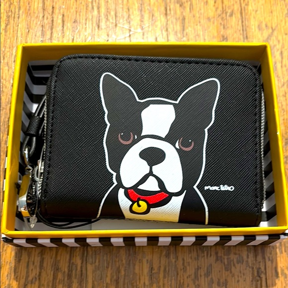 NIB Marc Tetro Boston Terrier small Wallet - Picture 1 of 9